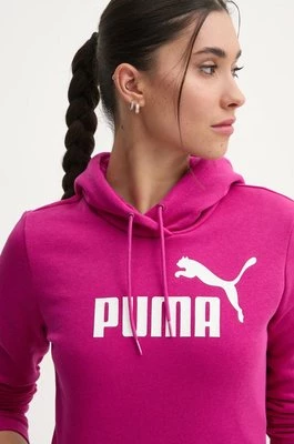 Puma bluza damska z kapturem z nadrukiem