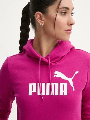 Puma bluza damska z kapturem z nadrukiem