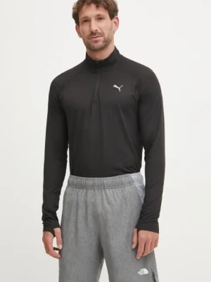 Puma bluza do biegania Velocity Cloudspun kolor czarny gładka 526627
