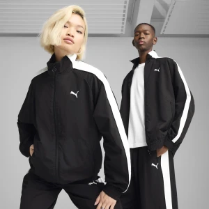 PUMA Bluza dresowa unisex T7 o kroju oversize, Odzież, Czarny,
