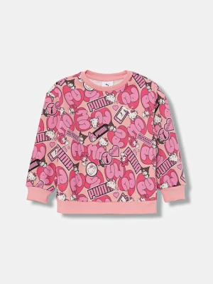Puma bluza dziecięca PUMA X HELLO KITTY & FRIENDS Relaxed AOP Crew FL