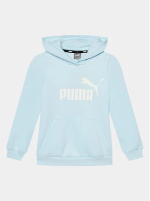 Puma Bluza Ess Logo 587031 Błękitny Regular Fit