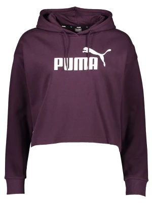 Puma Bluza "Essential Cropped" w kolorze fioletowym rozmiar: M