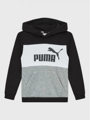 Puma Bluza Essentials+ Colourblock 849081 Czarny Regular Fit