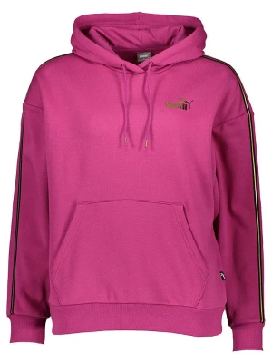 Puma Bluza "Essentials Tape" w kolorze różowym rozmiar: L