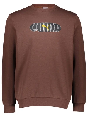 Puma Bluza "Essentials+" w kolorze brązowym rozmiar: L