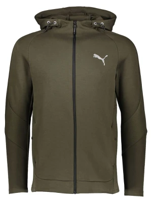 Puma Bluza "Evostripe" w kolorze khaki rozmiar: M