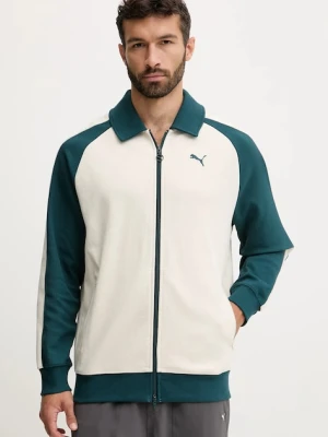 Puma bluza kolor beżowy gładka 632994
