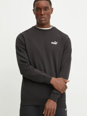 Puma bluza męska kolor czarny gładka 682564