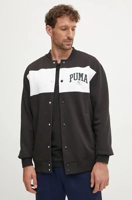 Puma bluza męska kolor czarny wzorzysta 681798