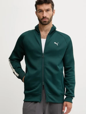 Puma bluza męska kolor zielony wzorzysta 629587