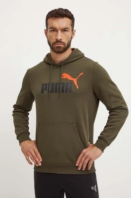 Puma bluza męska z kapturem z nadrukiem