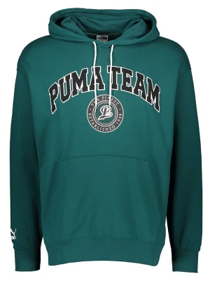 Puma Bluza " Puma Team" w kolorze zielonym rozmiar: S