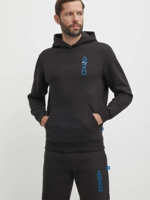 Puma bluza PUMA X PLAYSTATION męska kolor czarny z kapturem z nadrukiem 624678