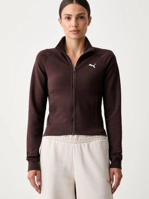 Puma bluza rozpinana damska Essentials Slim brązowy