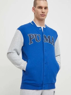 Puma bluza SQUAD męska kolor granatowy z aplikacją 678971