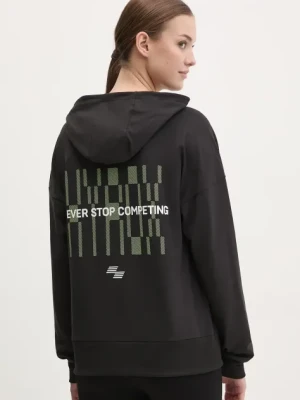 Puma bluza treningowa PUMA x HYROX kolor czarny z kapturem z nadrukiem 526907