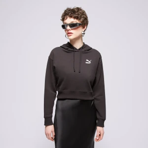 Puma Bluza Z Kapturem Better Classics Cropped czarny