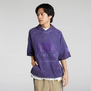 Zdjęcie produktu PUMA Bluza z kapturem unisex NEKOSAN x HOOPS DYLAN Overdye, Odzież, Fioletowy,