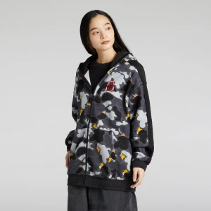 Zdjęcie produktu PUMA Bluza z kapturem unisex NEKOSAN x HOOPS DYLAN z grafiką i suwakiem, Odzież, Czarny