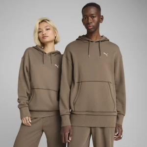 Zdjęcie produktu PUMA Bluza z kapturem unisex o luźnym kroju z grafiką PREMIUM ESS, Odzież, Brązowy,