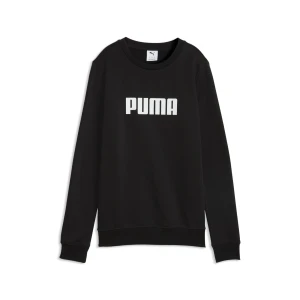 Zdjęcie produktu PUMA Bluza z okrągłym dekoltem Essentials Logo Crew damska, Odzież, Czarny