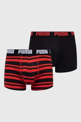 Puma bokserki (2-pack) 907838 kolor czerwony