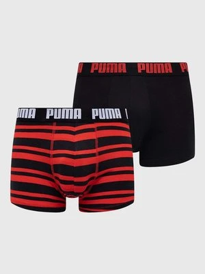 Puma bokserki (2-pack) 907838 kolor czerwony