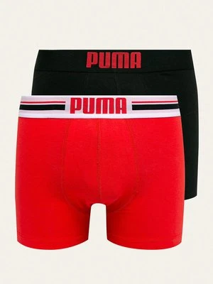 Puma bokserki 2-pack męskie kolor czerwony