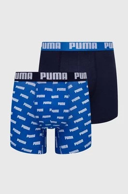 Puma bokserki 2-pack męskie kolor niebieski 938324