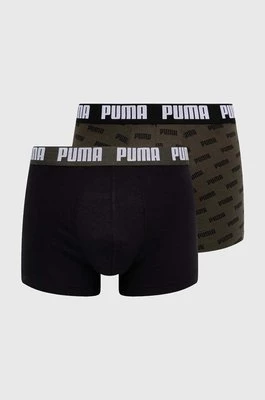 Puma bokserki 2-pack męskie kolor zielony 938324