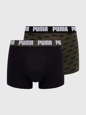 Puma bokserki 2-pack męskie kolor zielony 938324