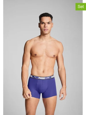 Puma Bokserki (2 pary) w kolorze czarno-niebieskim rozmiar: XL
