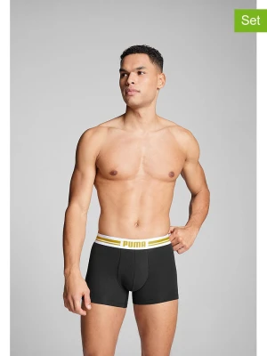 Puma Bokserki (2 pary) w kolorze czarnym rozmiar: M