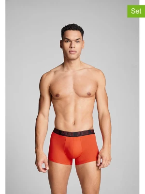 Puma Bokserki (2 pary) w kolorze czarno-pomarańczowym rozmiar: XL
