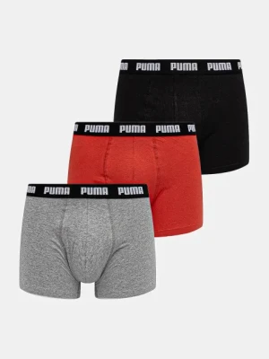 Puma bokserki 3-pack męskie kolor czerwony 938327