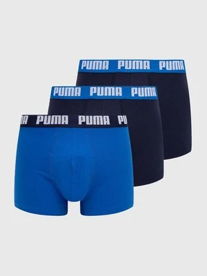 Puma bokserki 3-pack męskie kolor niebieski 938327