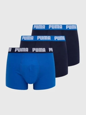 Puma bokserki 3-pack męskie kolor niebieski 938327