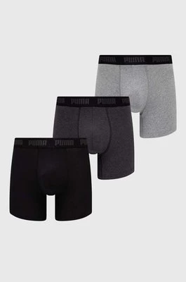 Puma bokserki 3-pack męskie kolor szary 938327