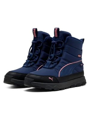 Puma Botki zimowe "Evolve Boot Puretex" w kolorze granatowo-różowym rozmiar: 38, 5