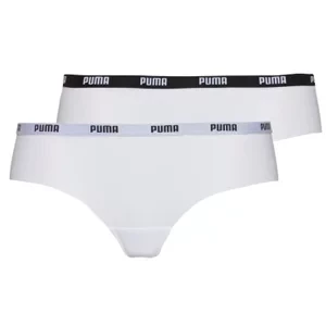 Puma Brazilian Briefs 2 Pack 603051001-300, Damskie, Białe, majtki, poliamid, rozmiar: XS