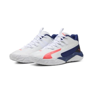 PUMA Buty do koszykówki unisex Dagger 2 Mid, Akcesoria, Biały,