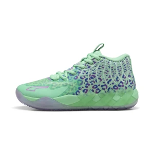 PUMA Buty do koszykówki unisex MB.01 Alien Safari, Buty, Zielony,