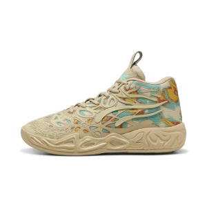 PUMA Buty do koszykówki unisex MB.04 Flare, Buty, Beżowy,