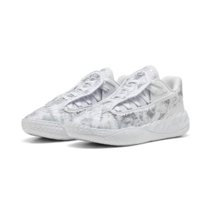 PUMA Buty do koszykówki unisex MB.05 Lo Team, Akcesoria, Biały