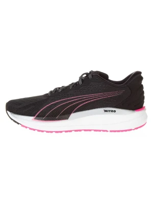 Puma Buty "Magnify Nitro Knit" w kolorze czarno-biało-różowym do biegania rozmiar: 37,5