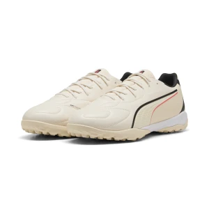 PUMA Buty piłkarskie unisex KING 20 MATCH TT, Akcesoria, Beżowy