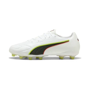 PUMA Buty piłkarskie unisex KING 20 MATCH FG/AG, Buty, Biały,