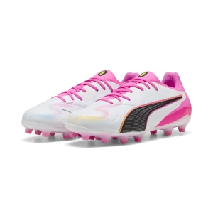 PUMA Buty piłkarskie unisex KING 20 PRO FG / AG, Buty, Biały