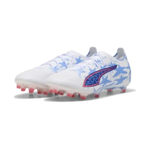 PUMA Buty piłkarskie unisex ULTRA 6 MATCH KIDSUPER x CHRISTIAN PULISIC FG/AG, Akcesoria, Biały,